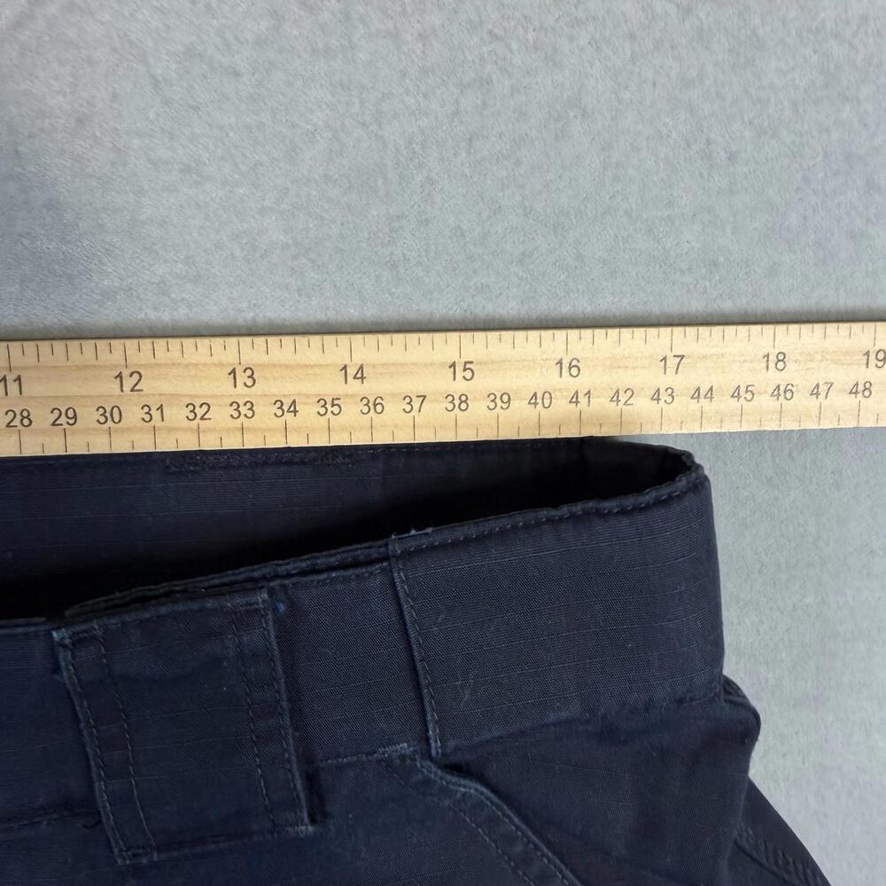 511 Tactical Cargo Pants Mens Large (36-38) Navy TDU Canvas Ripstop Adjustable - Picture 6 of 7